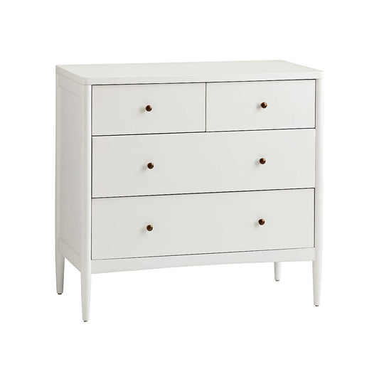 Hampshire 36" White Wood 4-Drawer Kids Dresser