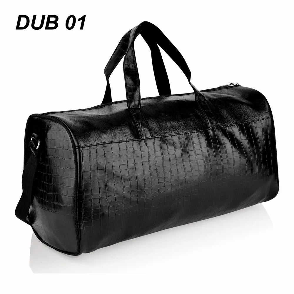Customized Duffle Bag For Corporate Gifting (Croc Black)