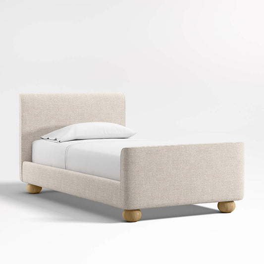 Cozy Pebble Cream Tribute Kids Big  Storage Bed