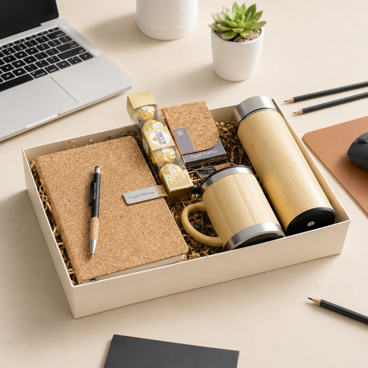 Employee Welcome Hamper Eco Cork Executive Collection