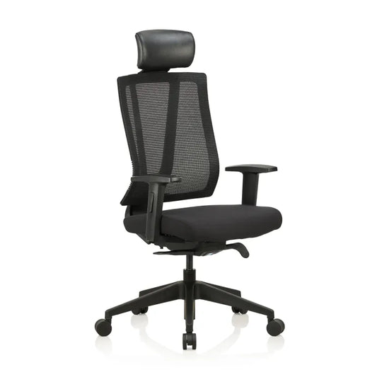 Enzo High Back Mesh Chair with Magnaflex System for Stable Lower Back Support & Self Calibrate Multilock Mechanism