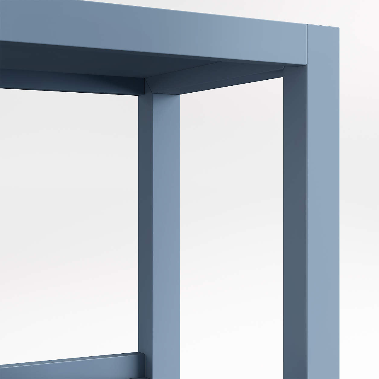 Ever Simple 72" Set of 2 Modular Slate Blue Wood Kids Drawer Bookcases with Hutches