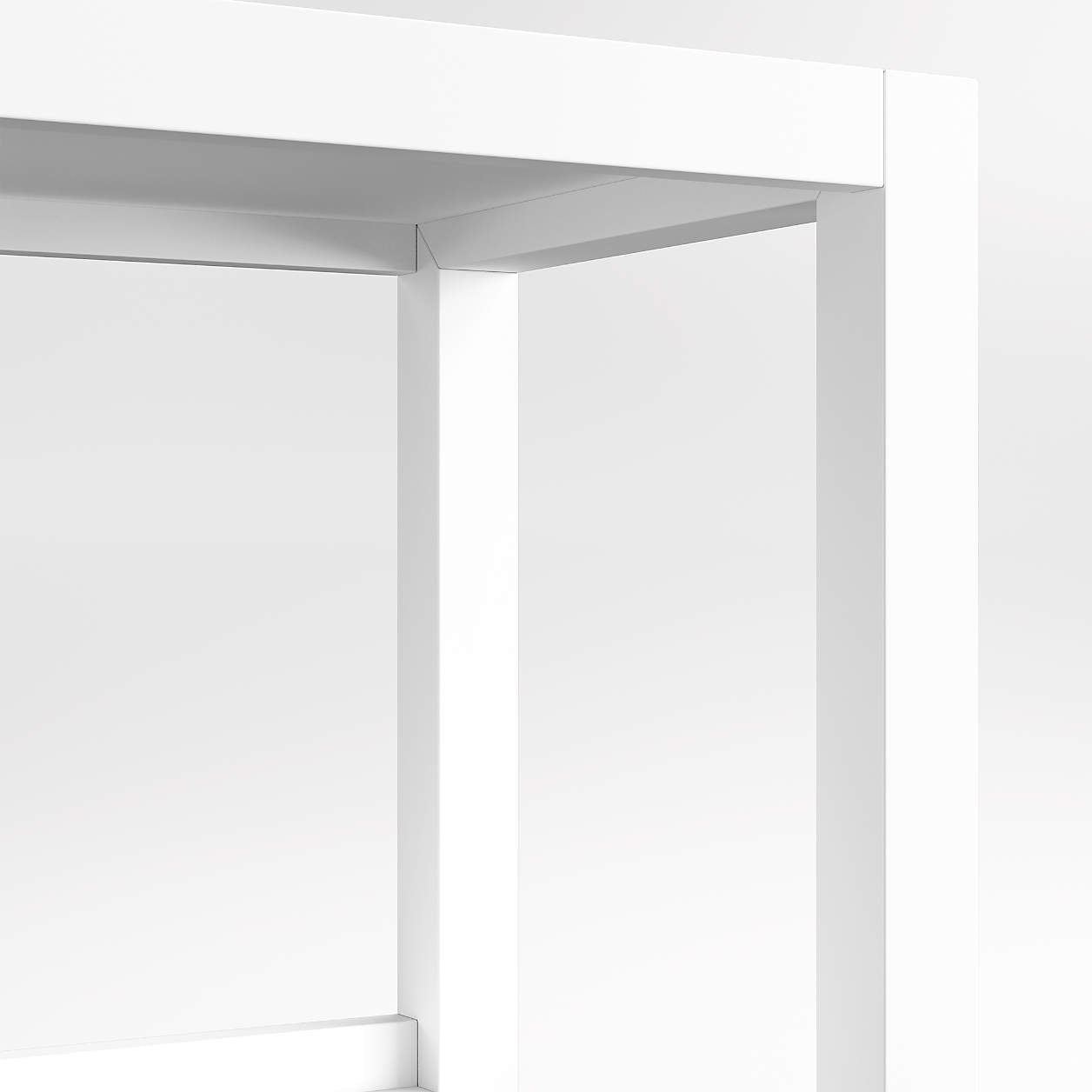 Ever Simple 36" Modular White Wood Kids Drawer Bookcase with Hutch