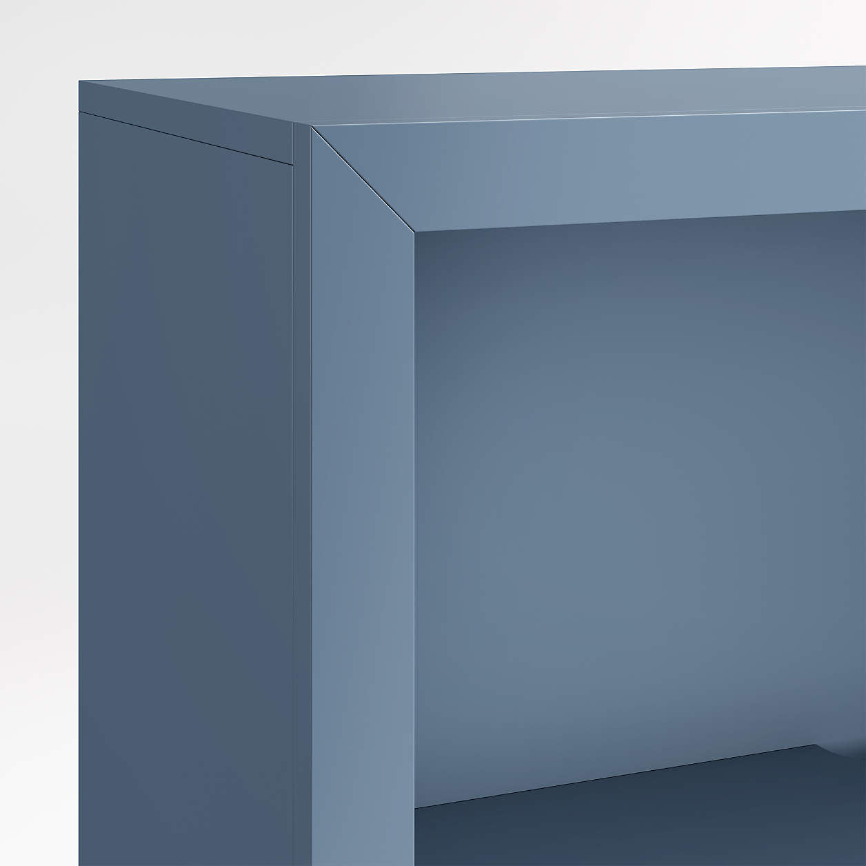 Ever Simple 36" Modular Slate Blue Wood Kids Bookcase