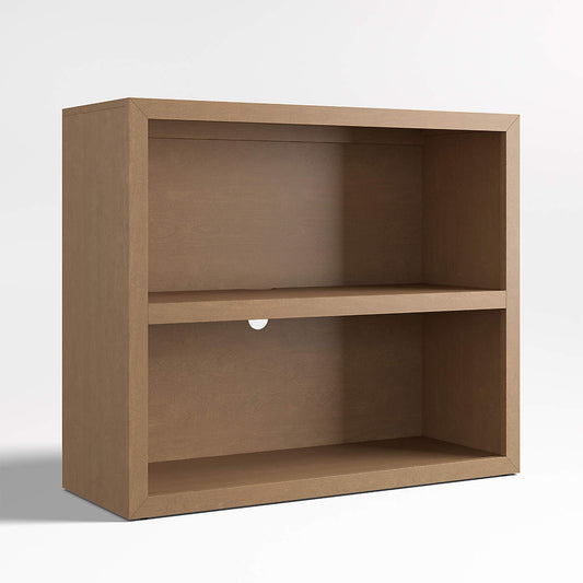 Ever Simple 36" Modular Natural Brown Wood Kids Bookcase