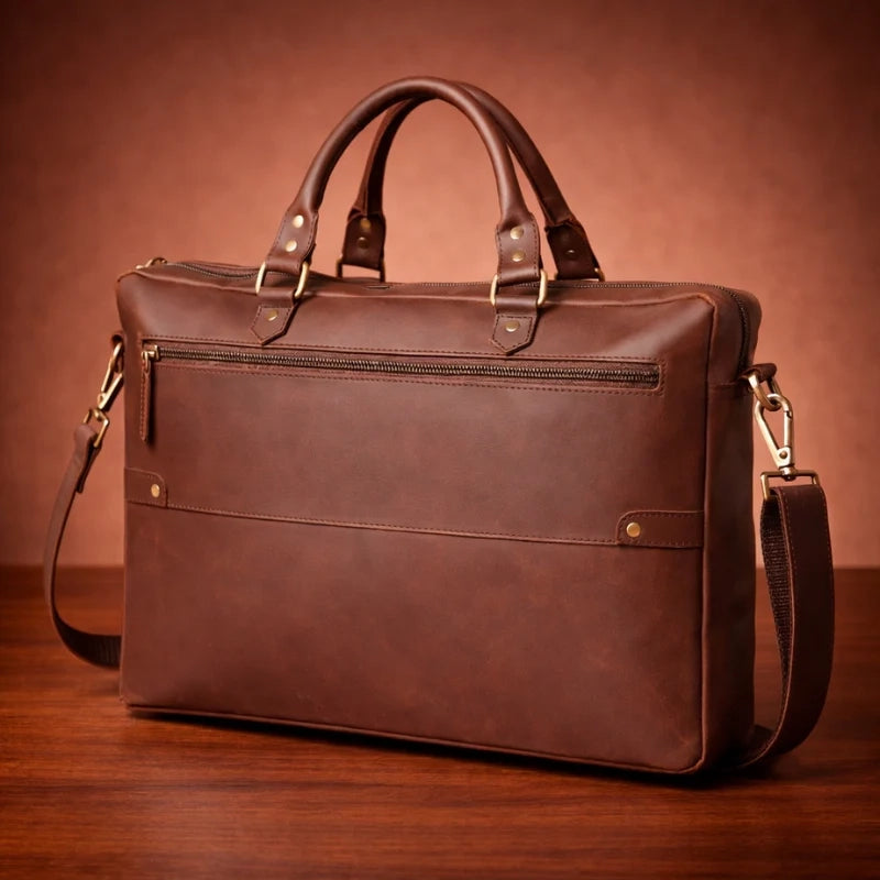 Executive Leather Laptop Bag