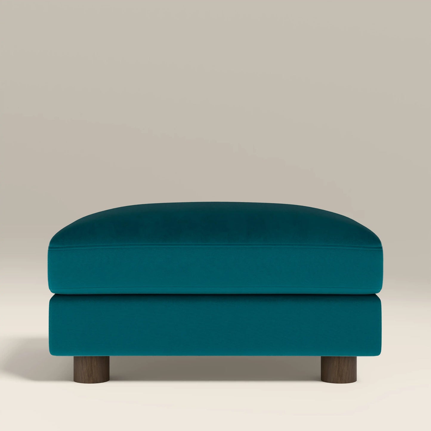 Halton Footstool Teal