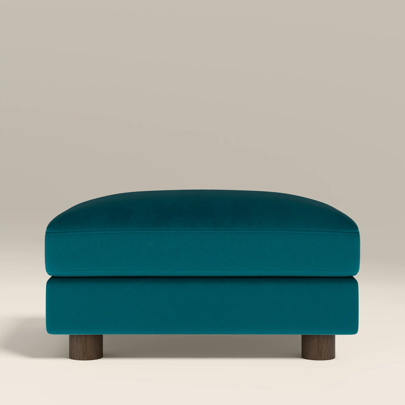Halton Footstool Teal