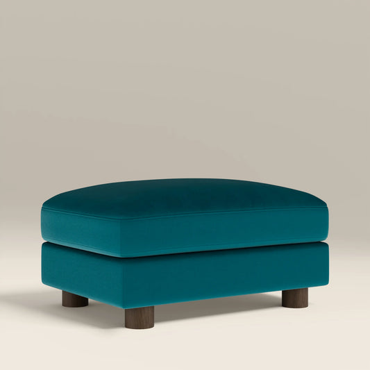 Halton Footstool Teal