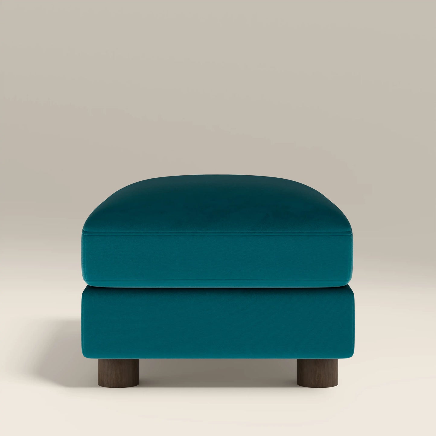 Halton Footstool Teal