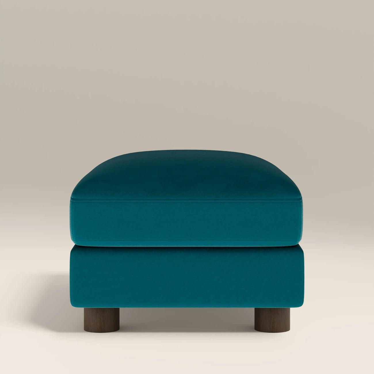 Halton Footstool Teal