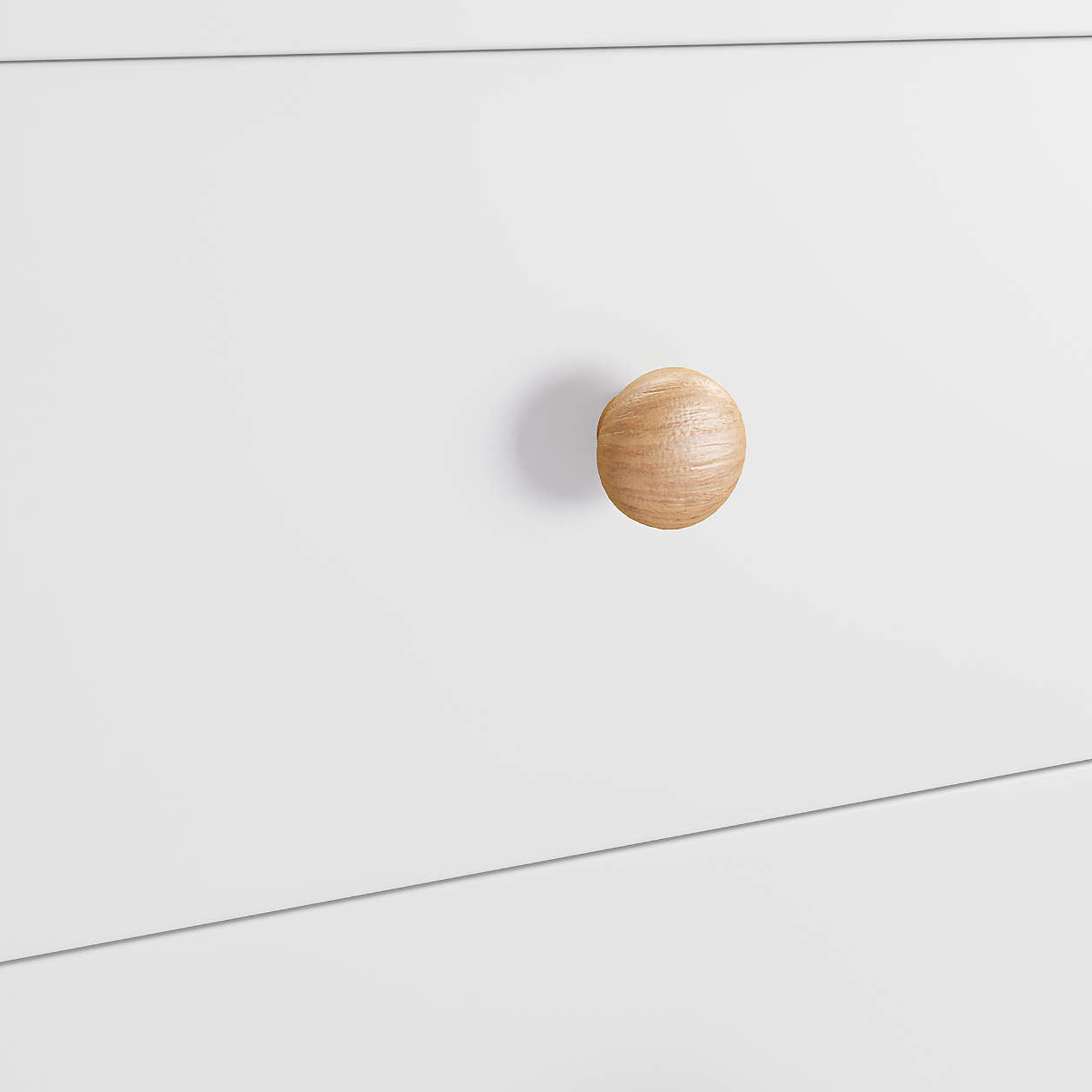 Finn 20" White Wood 2-Drawer Kids Nightstand
