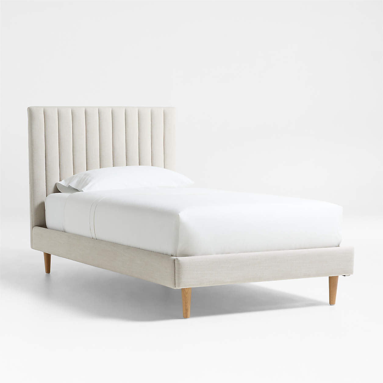 Royal Lines Cream Hued Kids Big Hydraulic Storage Bed