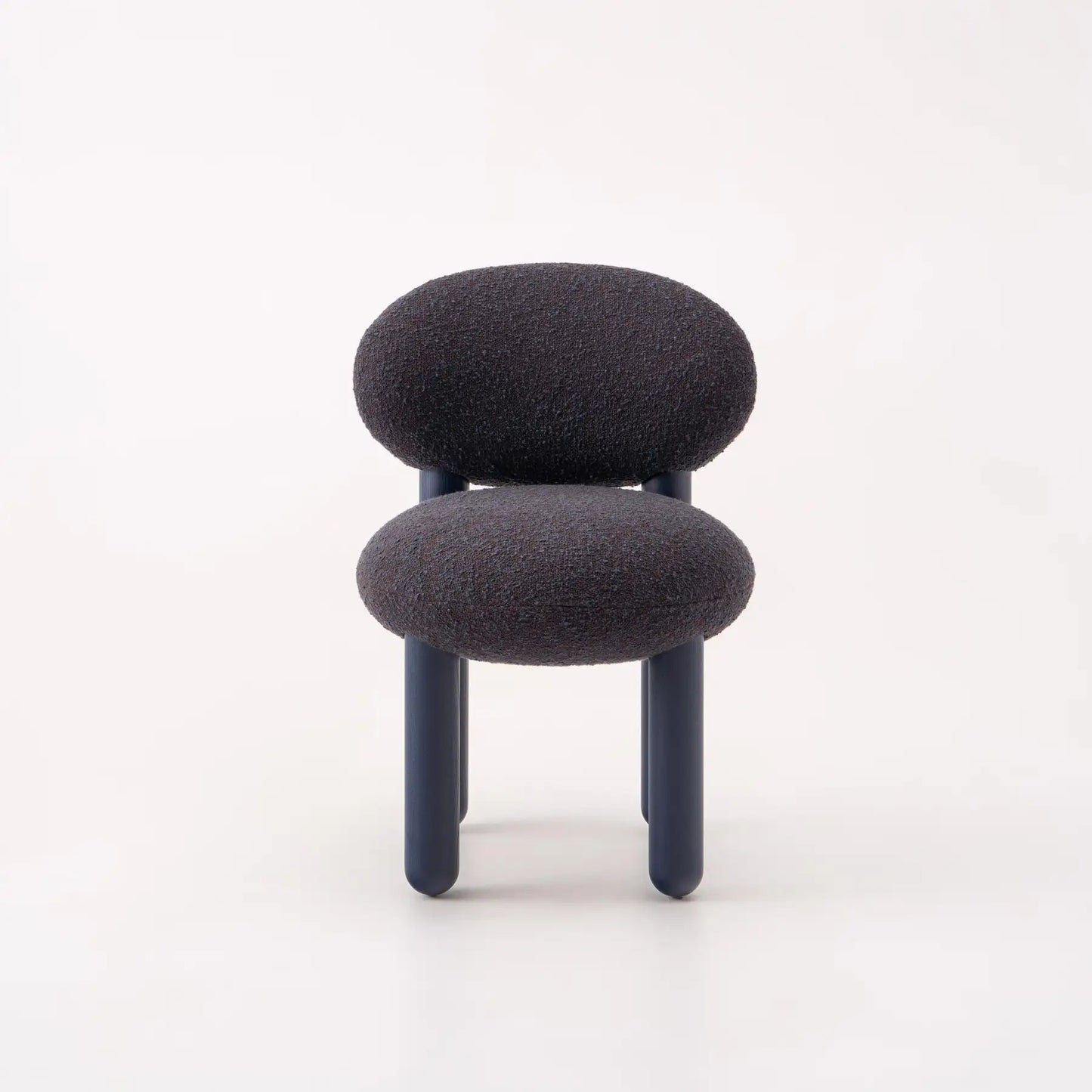 Flock CS2 Accent Chair Dark Blue Boucle Dark Blue