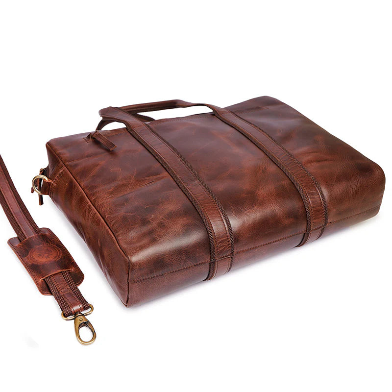 Vintage Rust Laptop Bag