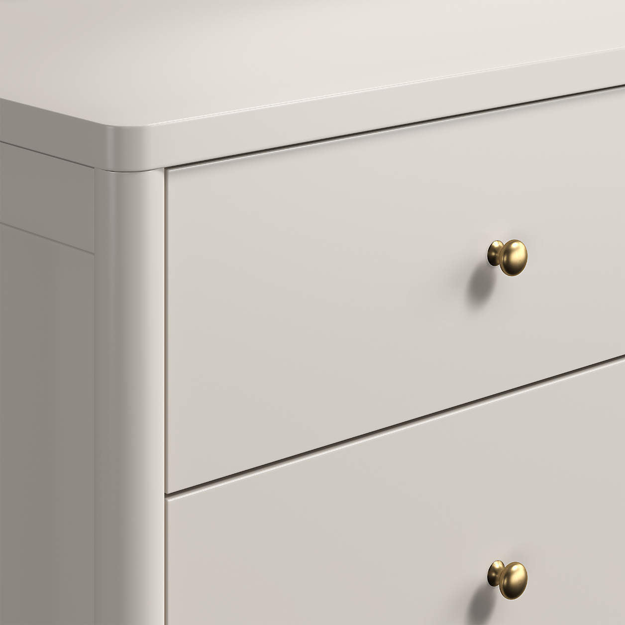 Hampshire 64" Cozy Grey Extra Wide 9-Drawer Kids Dresser