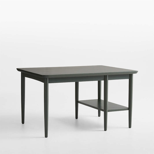 Hampshire Olive Green Wood Kids Play Table with Storage