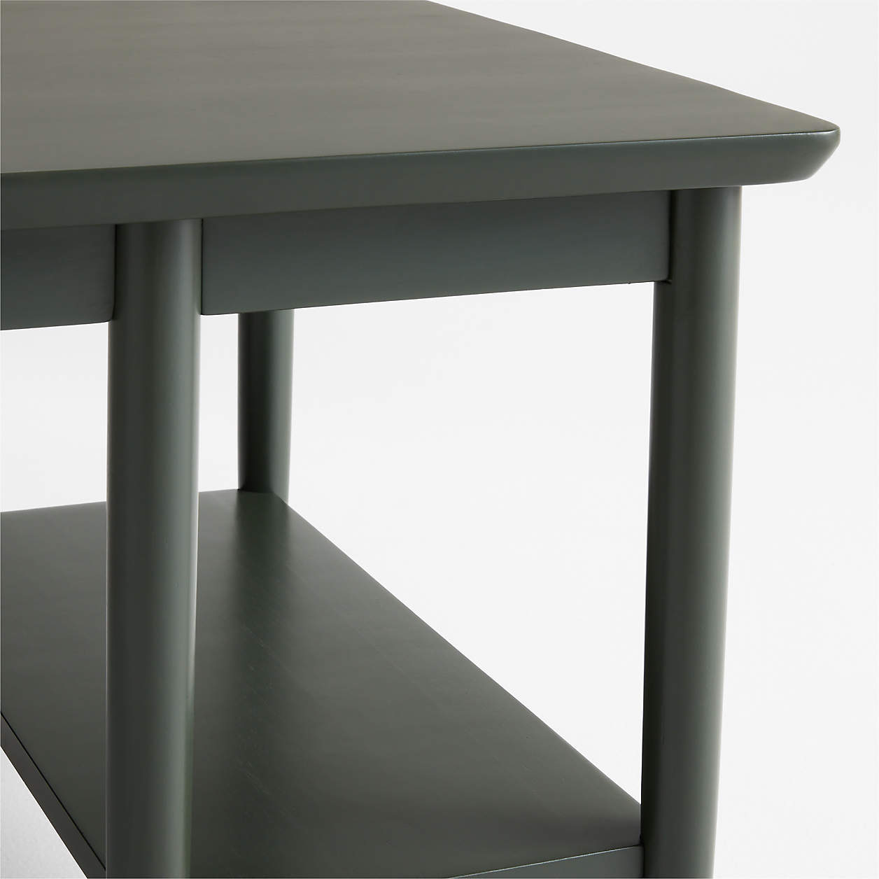 Hampshire Olive Green Wood Kids Play Table with Storage