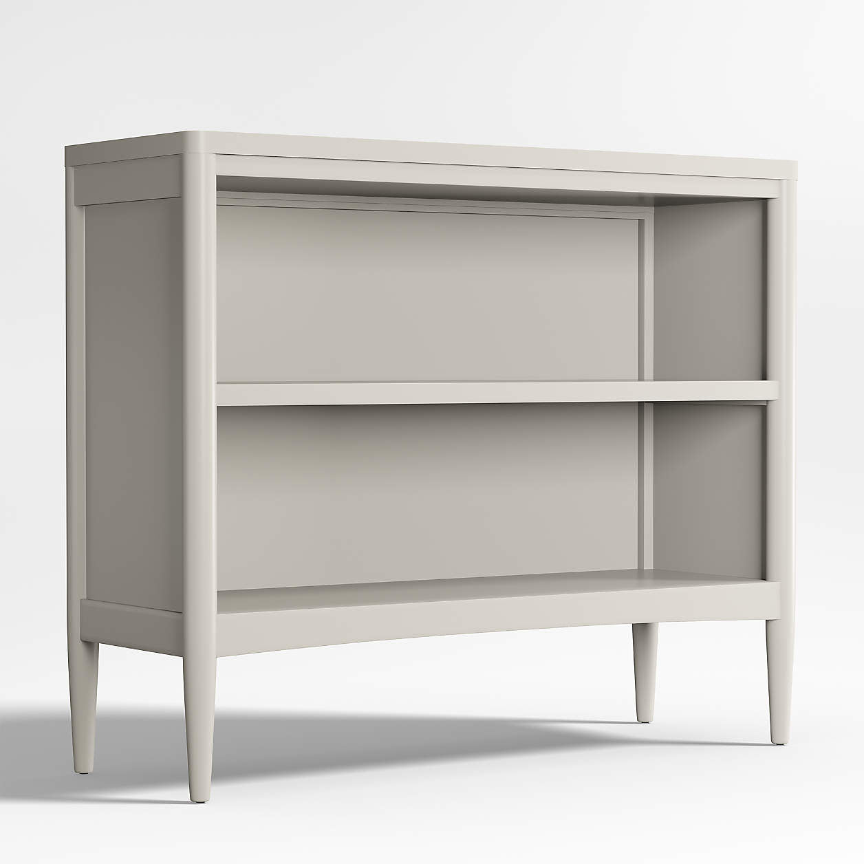 Scout 38" Linen Wood Kids Low Bookcase