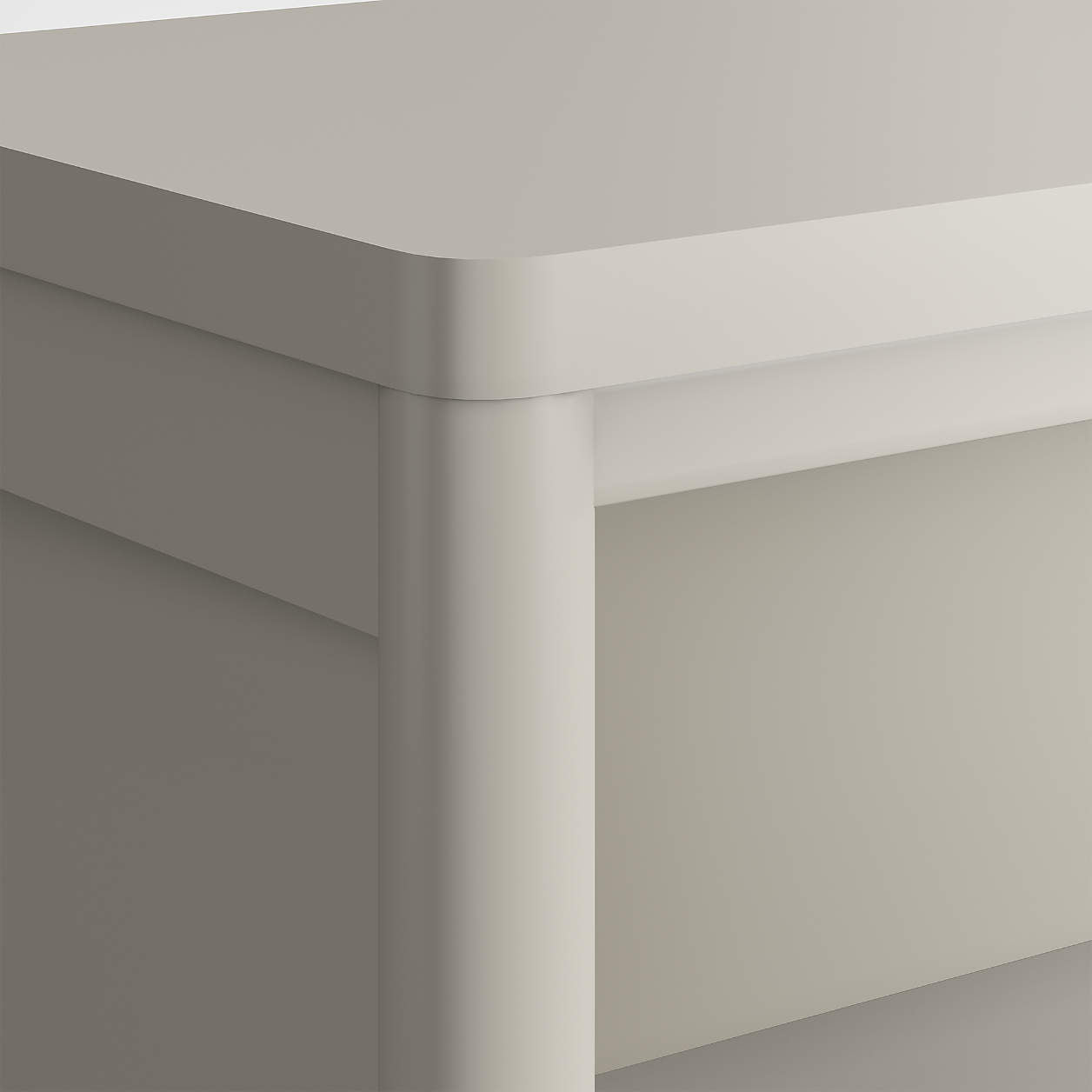 Scout 38" Linen Wood Kids Low Bookcase