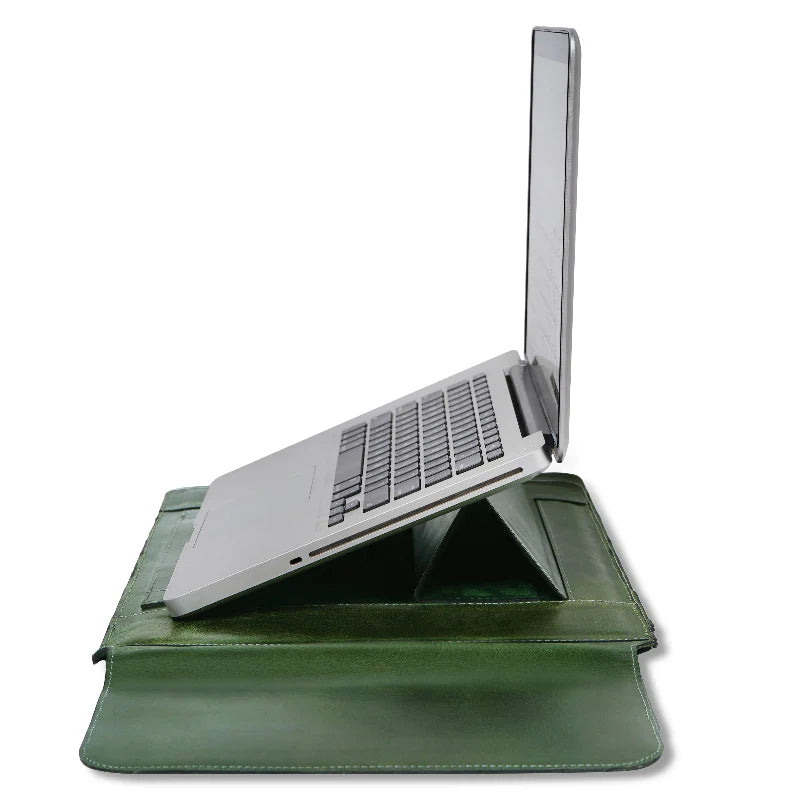 Leather Laptop Stand Sleeve
