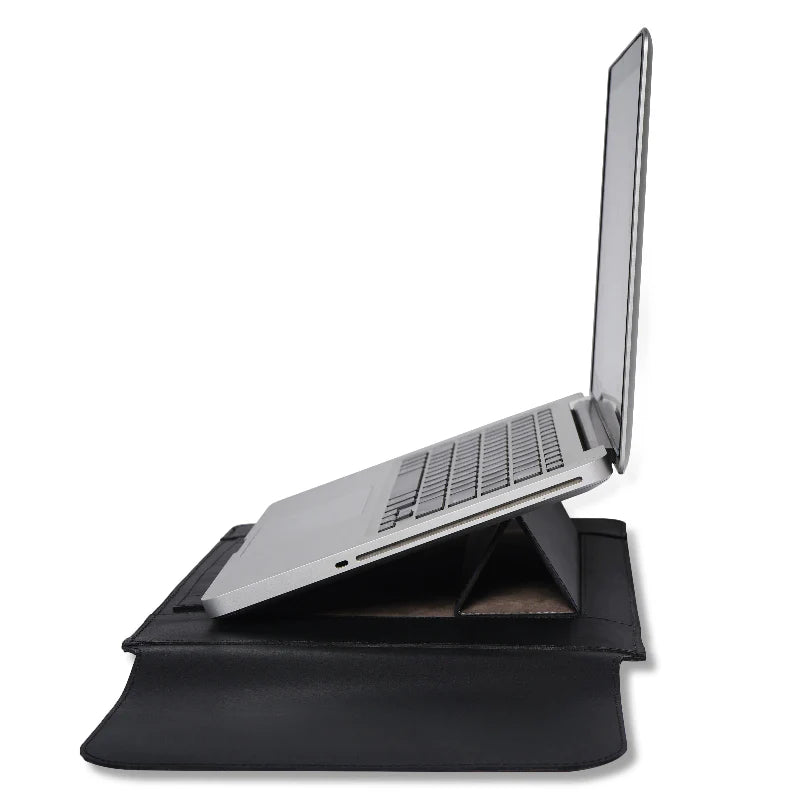 Convertible Leather Laptop Sleeve