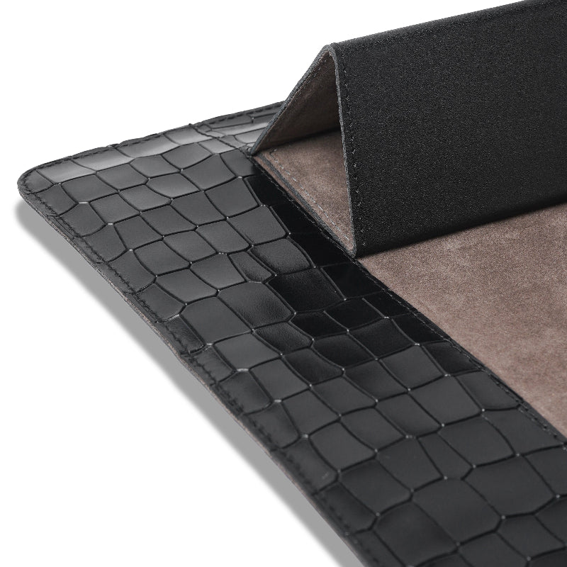 Crocodile Leather Laptop Sleeve