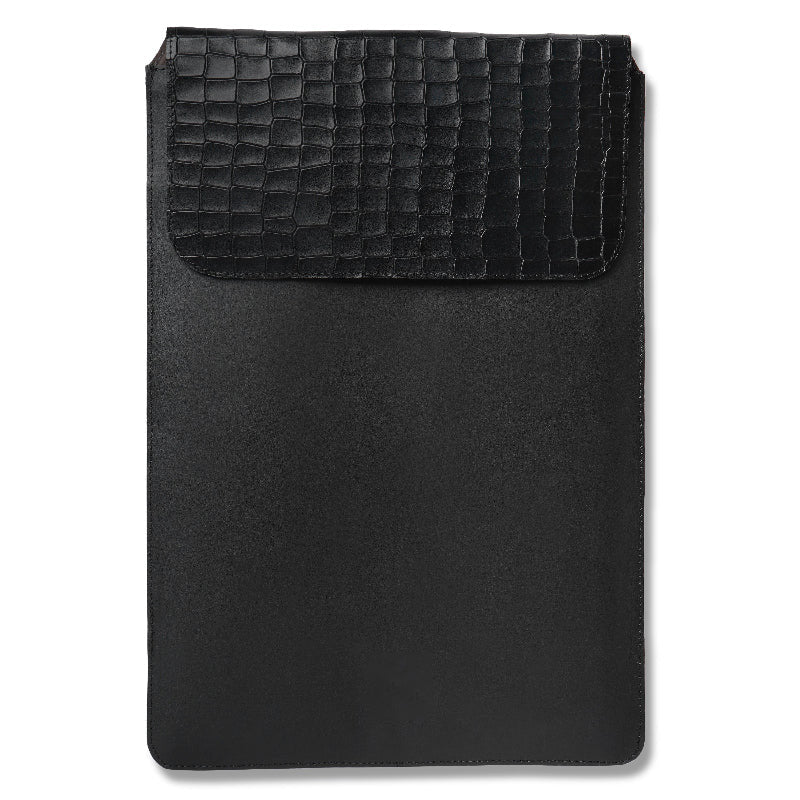 Crocodile Leather Laptop Sleeve