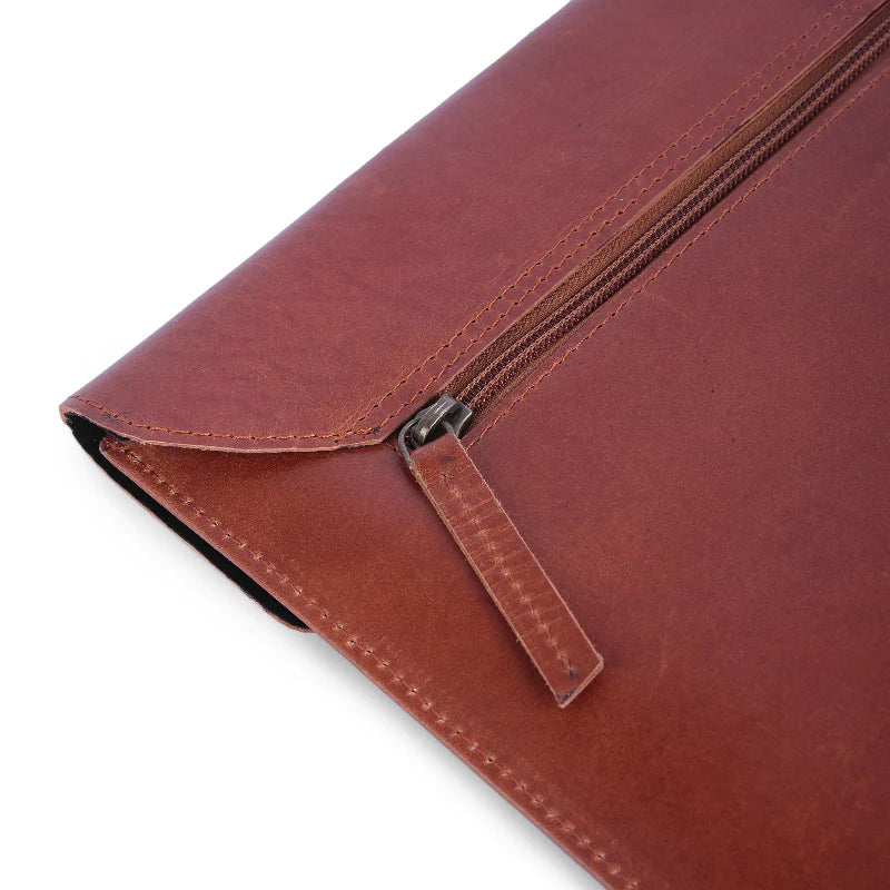Vintage Snap Leather Sleeve