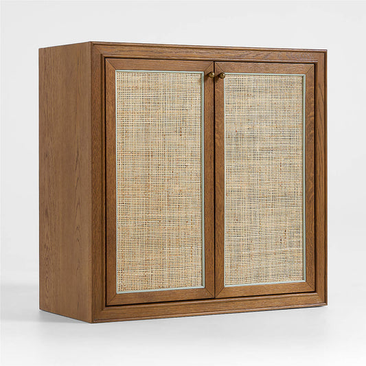 Hawes 32" Modular Oak Wood Kids Bookcase with Door by Jake Arnold