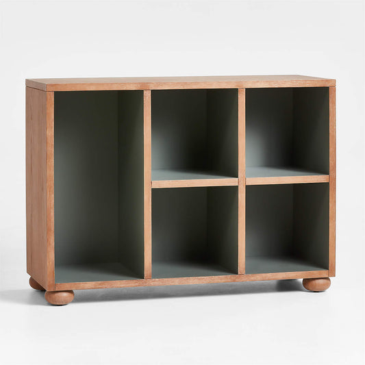 Keepsake 40" Hazlenut Wood Kids Storage Bookcase by Jeremiah Brent