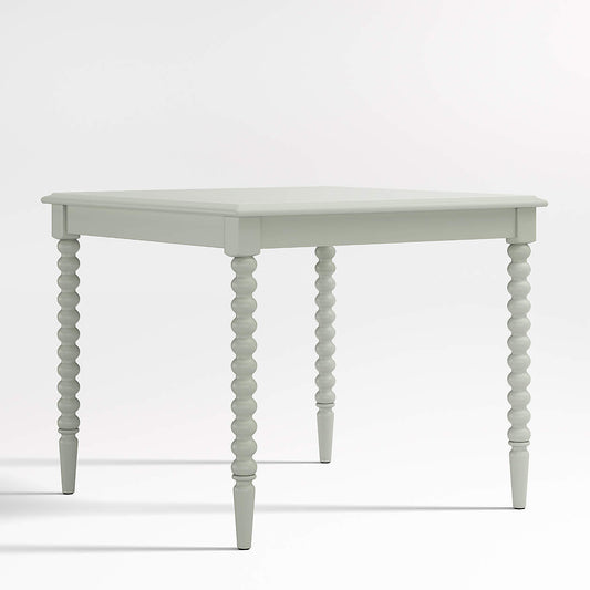 Jenny Lind Sage Green Wood Square Kids Play Table