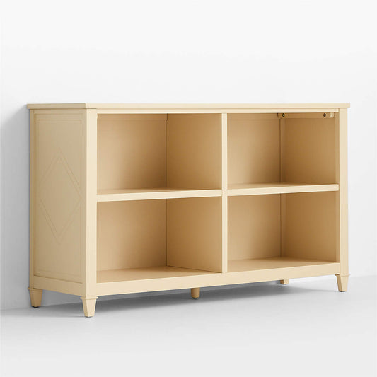 Soleil 50" Buttercream Wood Kids Bookcase by Sharland England