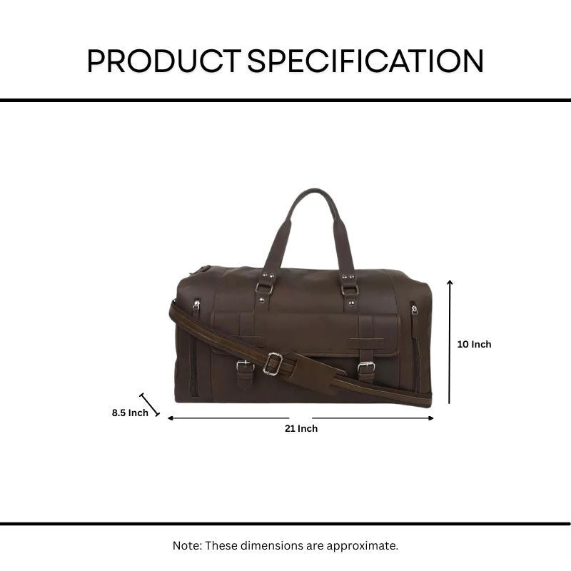 Leather Duffle Bag for man