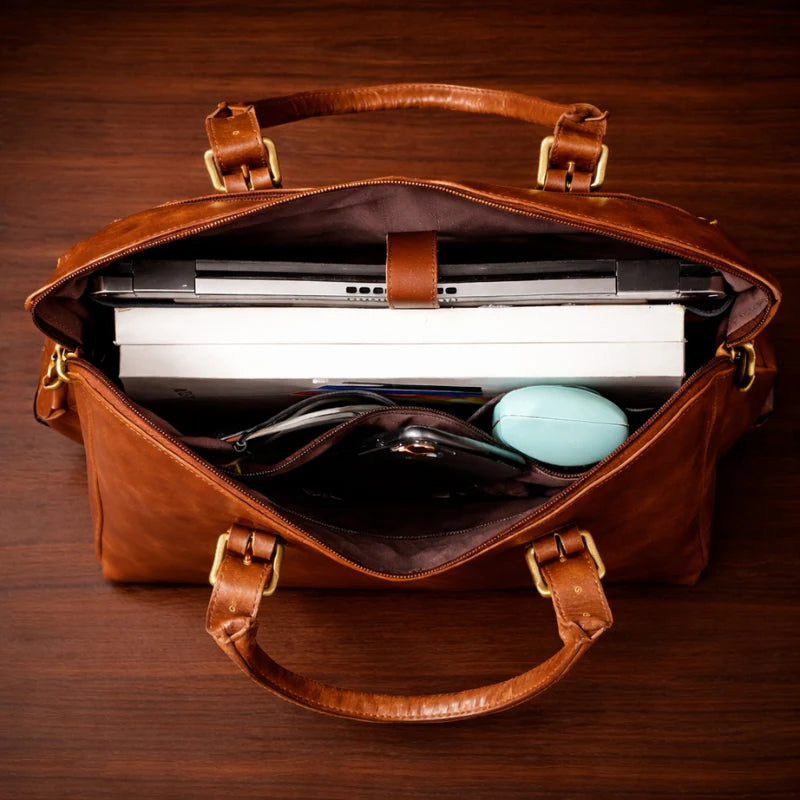 Lévo Laptop Bag Tan