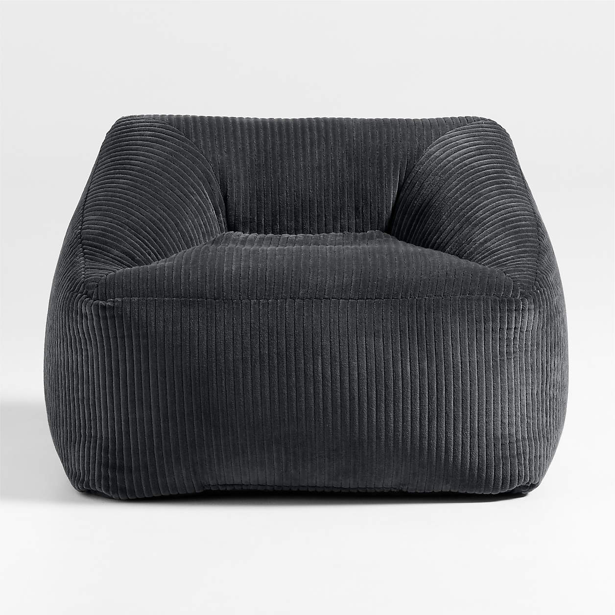 Charcoal Corduroy Velvet Corduroy Kids Sofa Chair