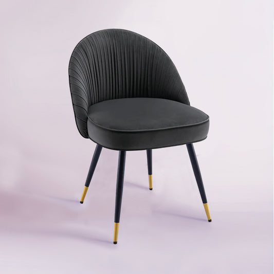 Buy Minimalist Velvet Dining Table Chair Black Online