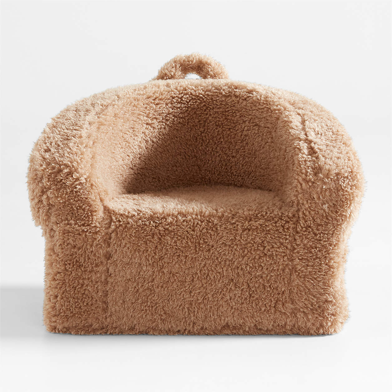 Caramel Teddy Mangolian Faux Fur Kids Sofa Chair