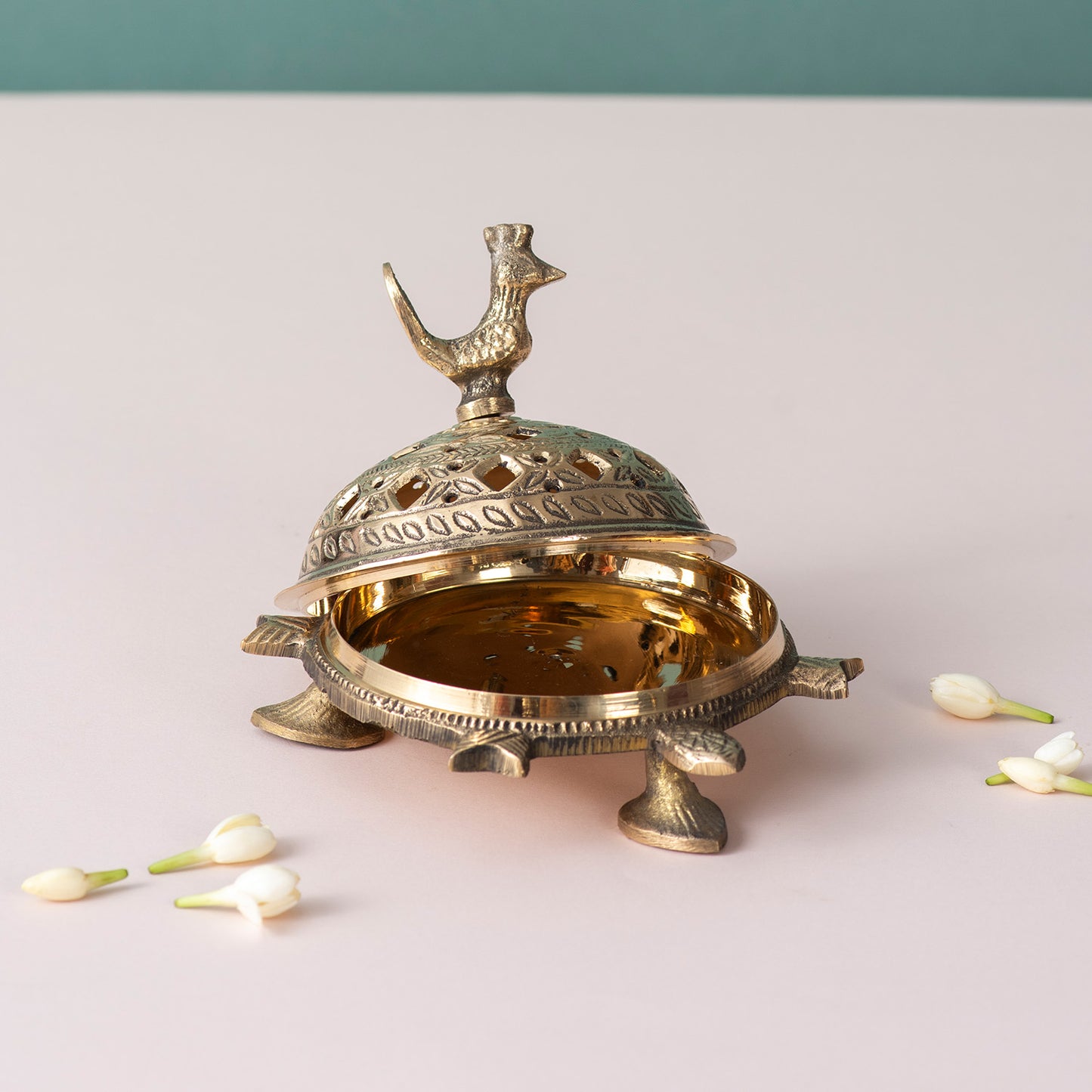 Elegant Turtle Incense Holder Decor