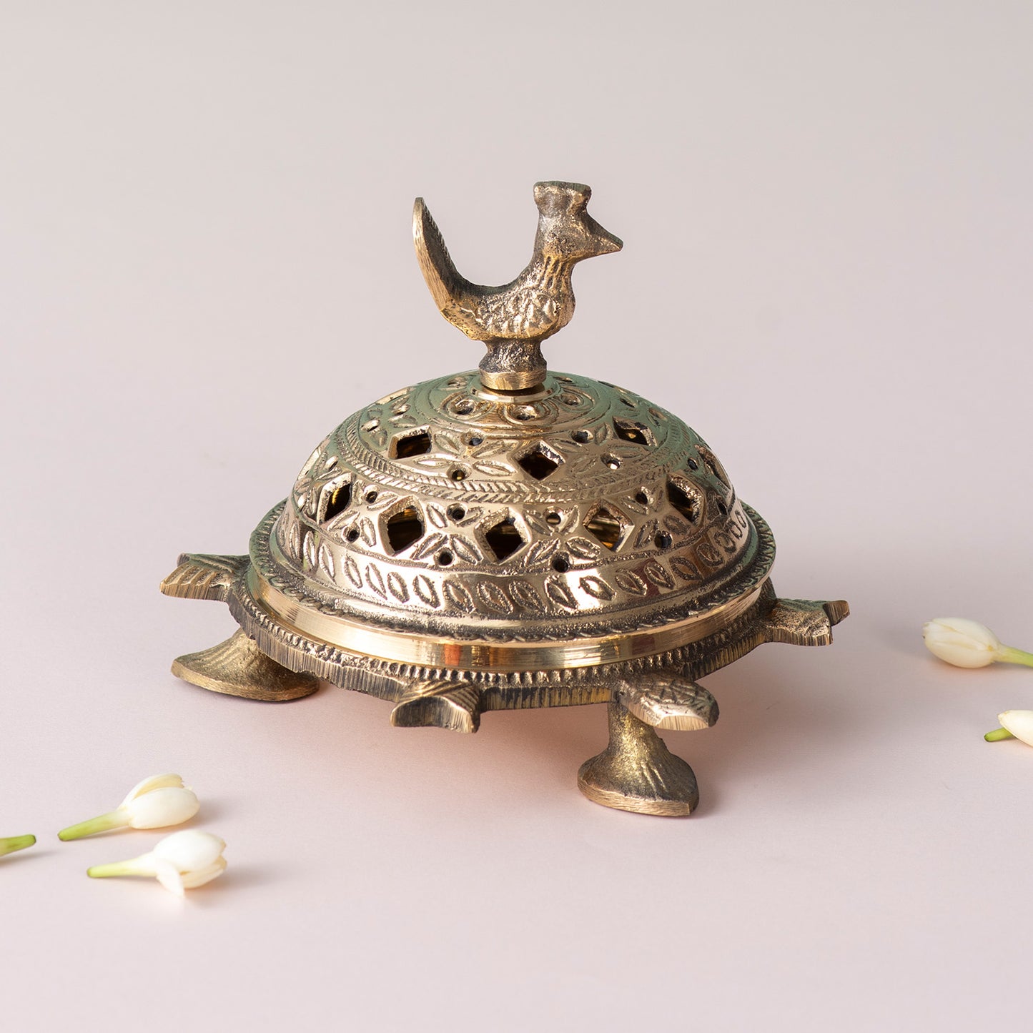 Elegant Turtle Incense Holder Decor
