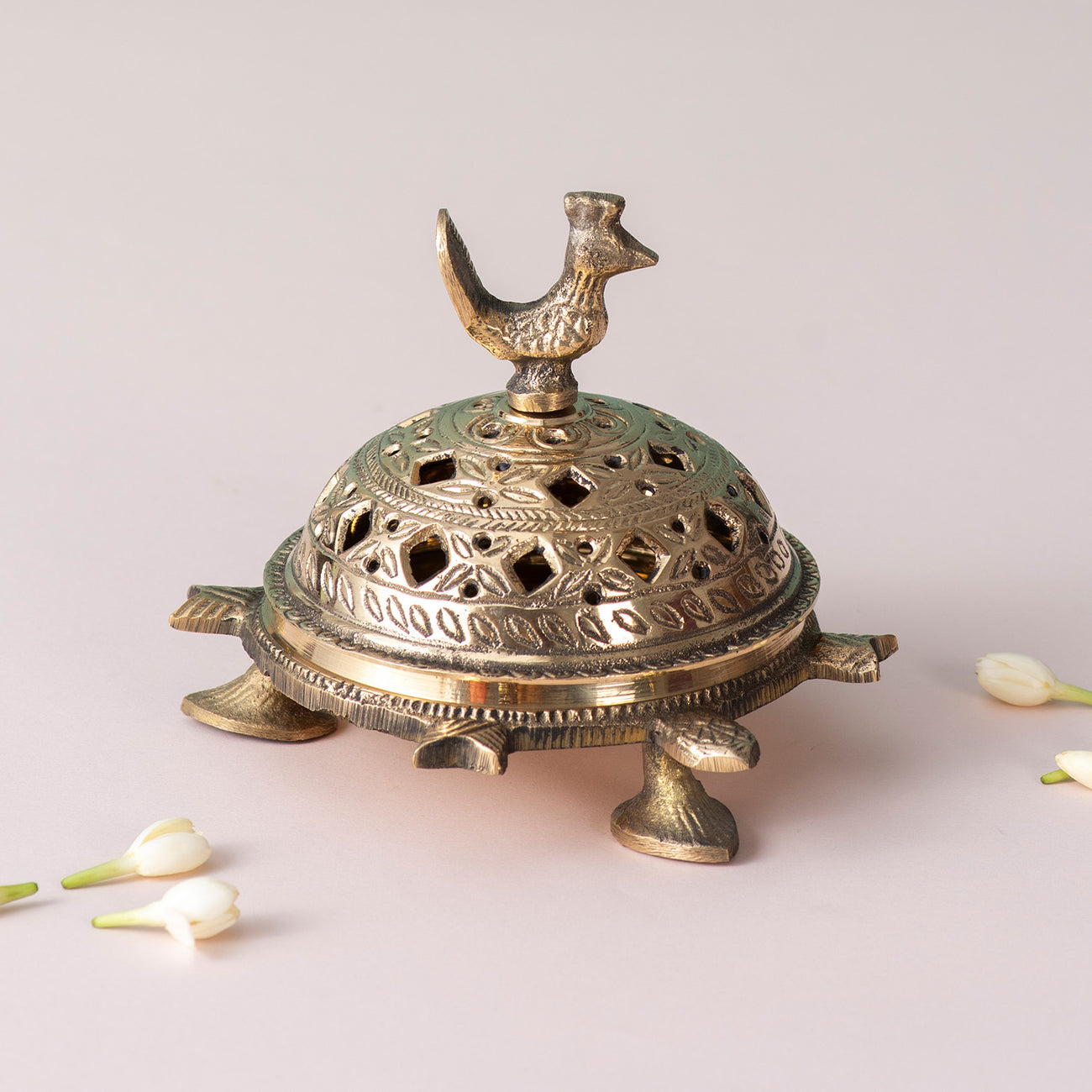 Elegant Turtle Incense Holder Decor