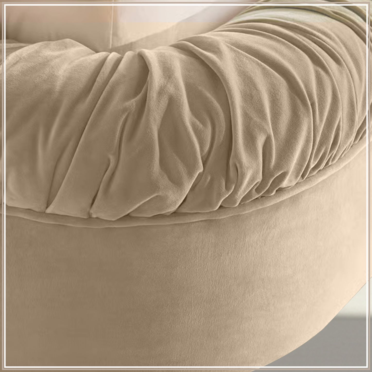 Casa Haven Relax King Size Bed in Off White Velvet with Engineered Hardwood Frame & Hydraulic Storage