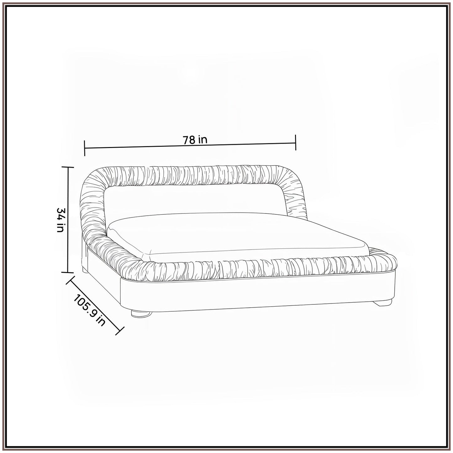 Casa Haven Relax Queen Size Bed in Rust Velvet with Engineered Hardwood Frame & Hydraulic Storage