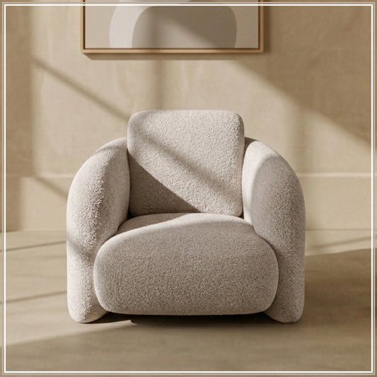 UrbanOpulence One-Seater Sofa Creme