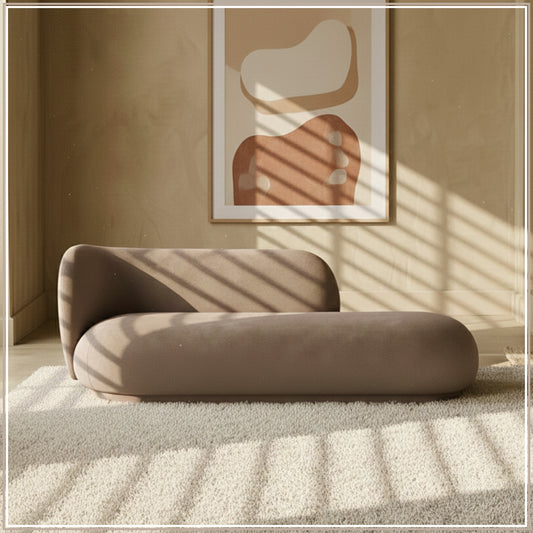 EliteElegance Velvet Two-Seater Sofa Mouse Grey