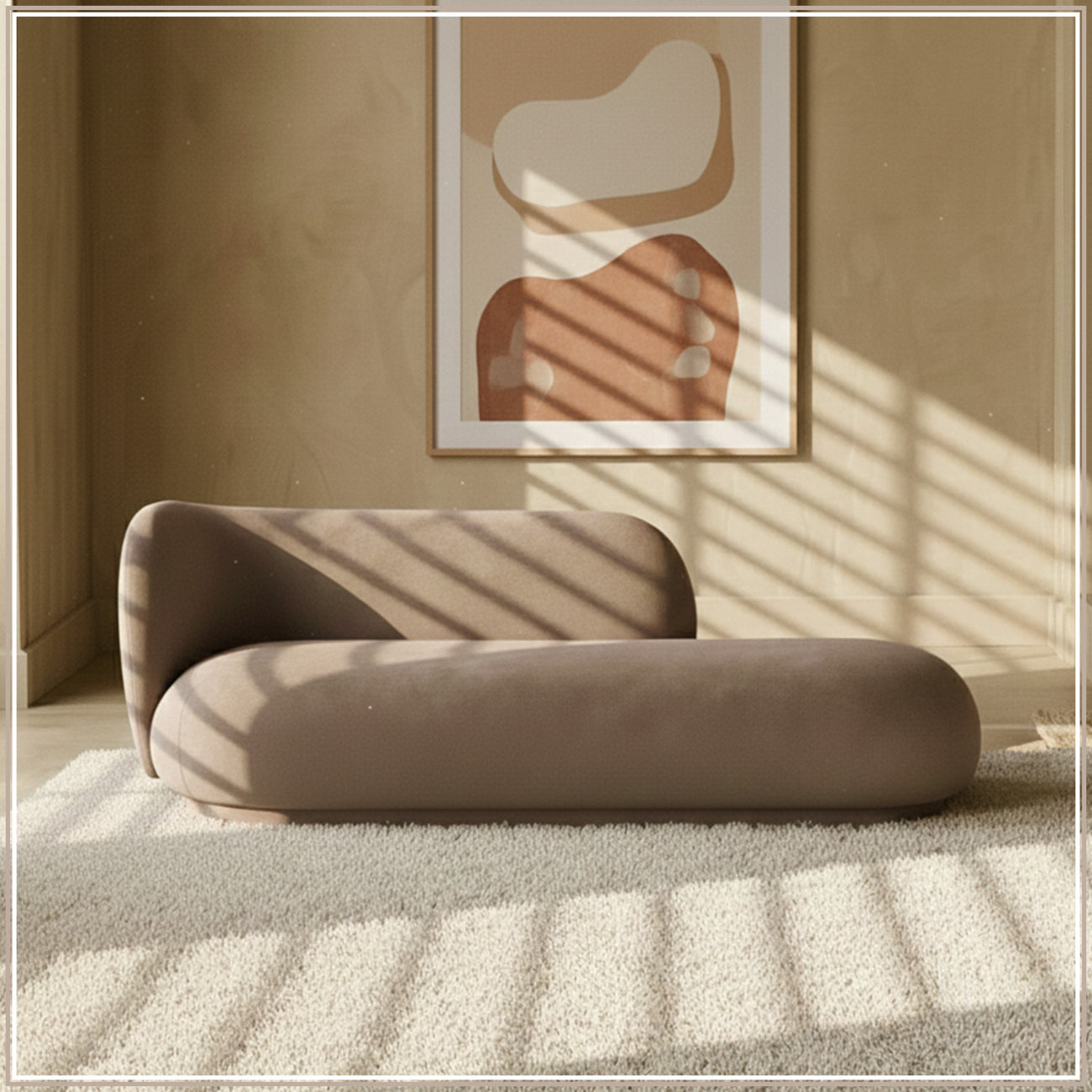 EliteElegance Velvet Two-Seater Sofa Mouse Grey