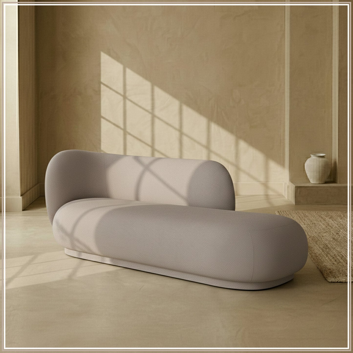 EliteElegance Suede Two-Seater Sofa Dark Grey