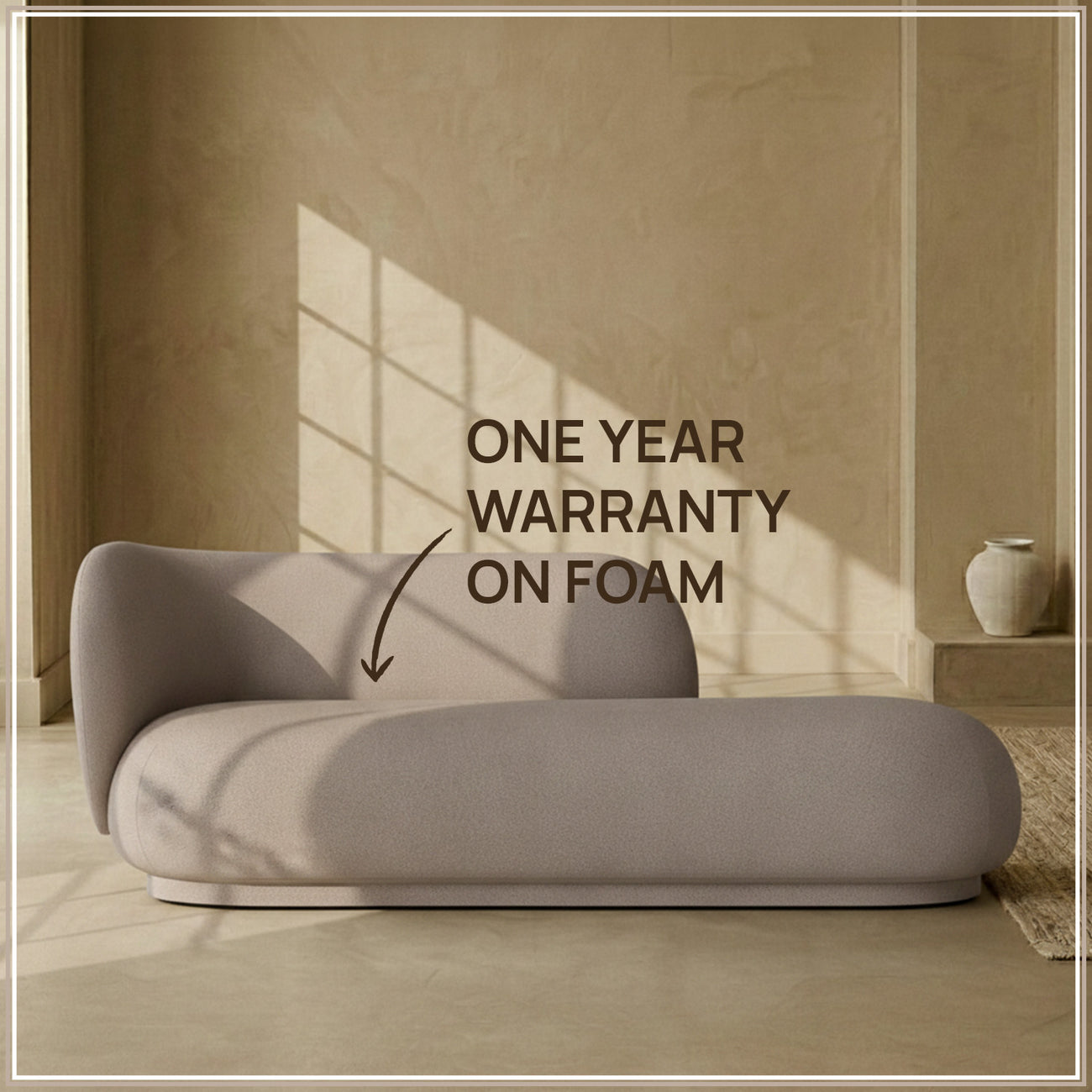EliteElegance Suede Two-Seater Sofa Dark Grey