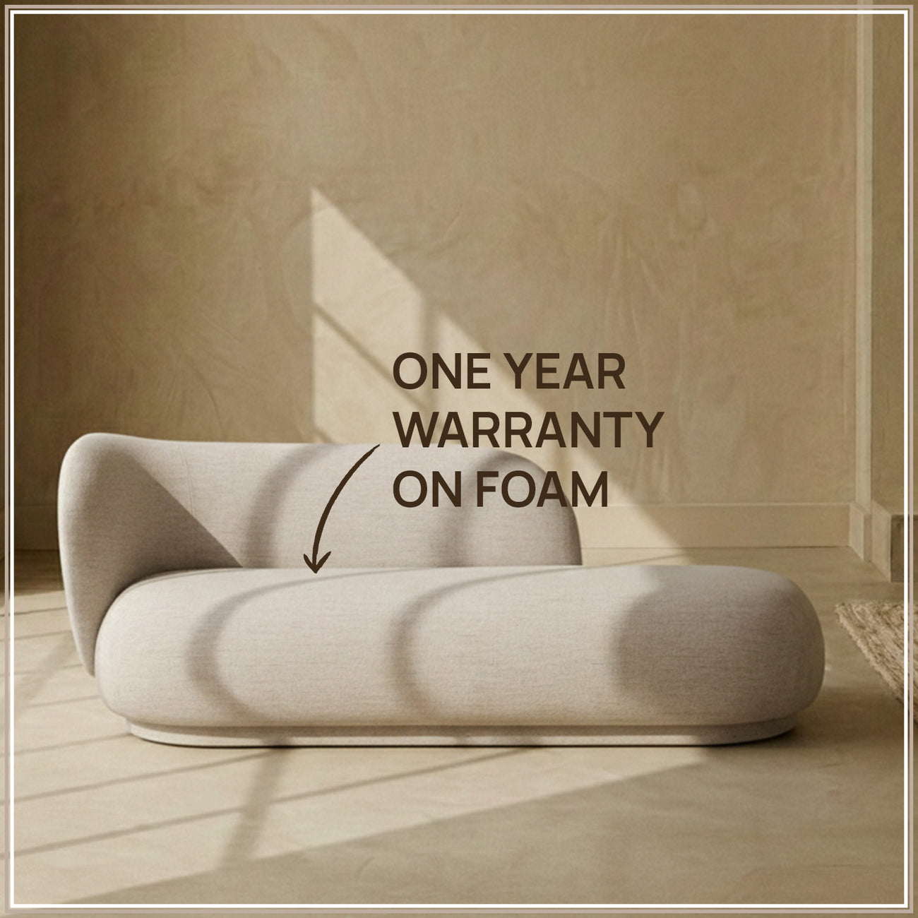 EliteElegance Two-Seater Sofa Ash Grey