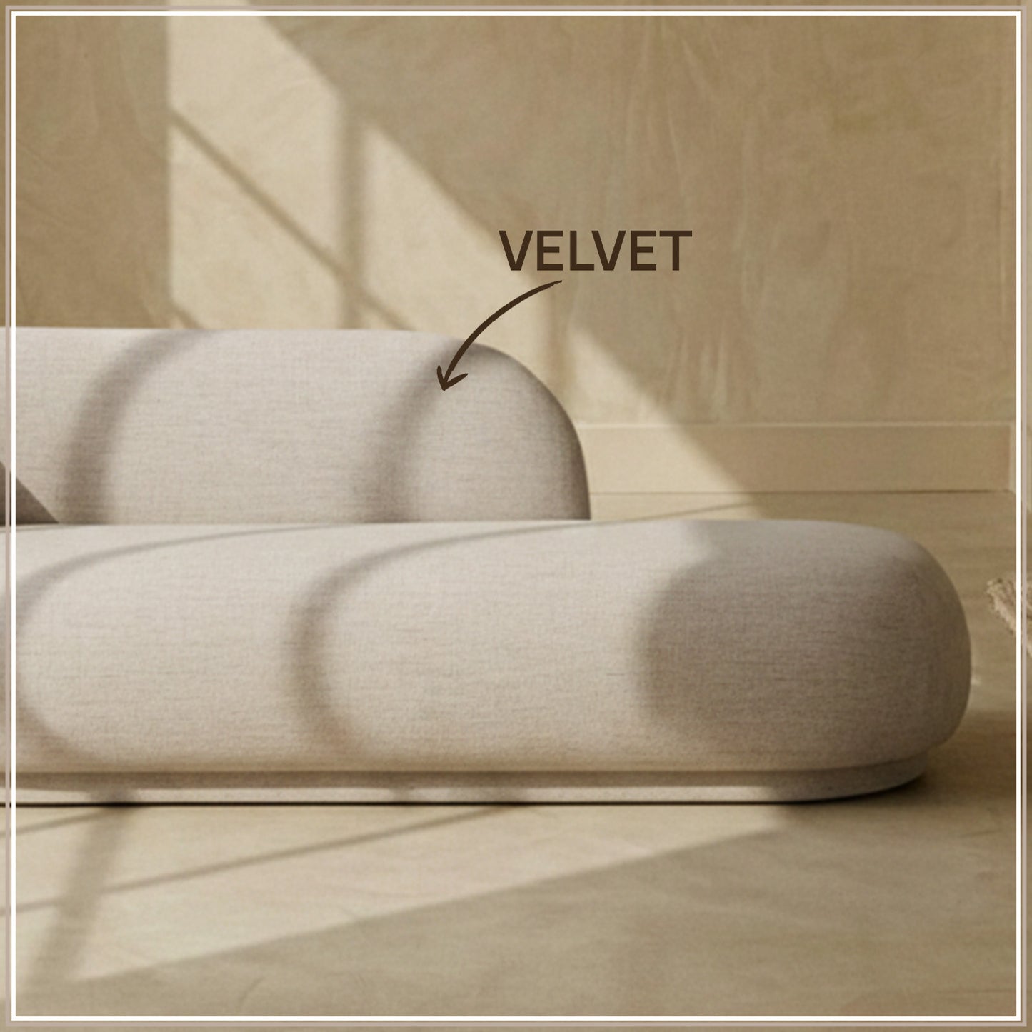 EliteElegance Two-Seater Sofa Ash Grey